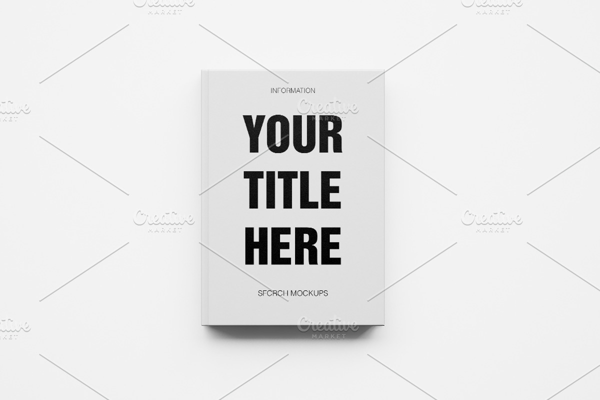 White blank book mockup, a Print Template by SFCRCH MOCKUPS (Photo 2 of 7)