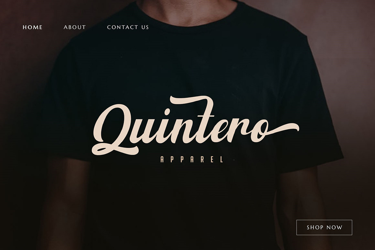 Retro Logo Font, a Script Font by Graphue (Photo 5 of 10)