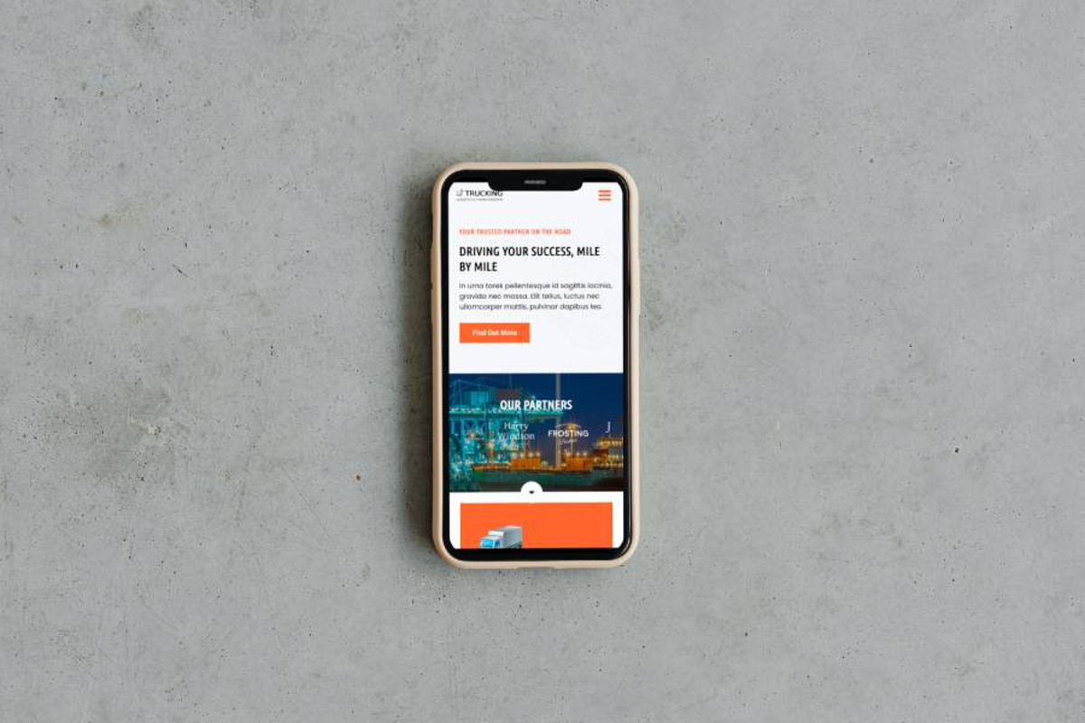 Trucking WordPress Theme preview 3