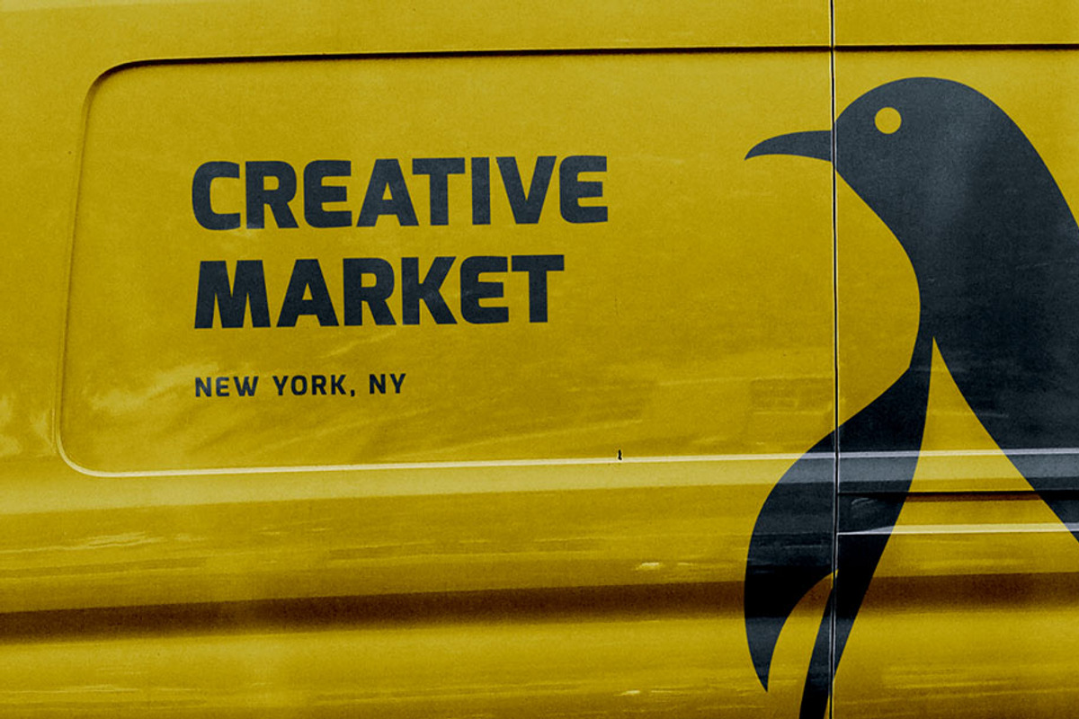 Vehicle Wrap Photoshop Template, an Advertising Mockup by SUH-NY (Photo 3 of 22)