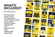Real Estate Instagram Template, a Social Media Template by Raytas Studio (Thumbnail 4 of 8)