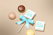 Macaron Box PSD Mockup, a Packaging Mockup by WebAndCat (Thumbnail 7 of 9)