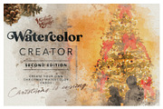 The Watercolor Creator #2 • SALE, an Action Add-On by Vintage Voyage Supply (Thumbnail 2 of 15)