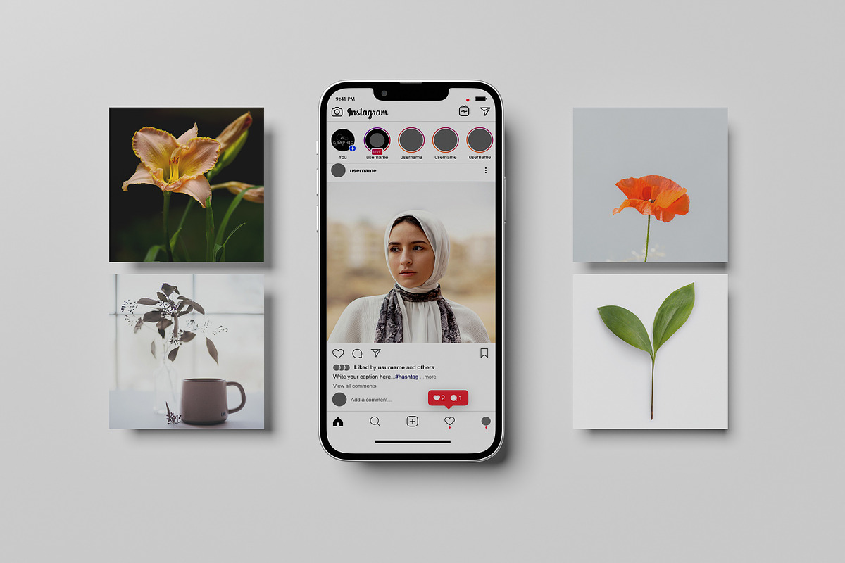 Phone Screen Presentation Mockup, a Print Template by Akaimockup (Photo 8 of 10)