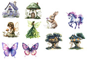Enchanting Forest Fairy Clipart, an Illustration by Designworld (Thumbnail 4 of 5)