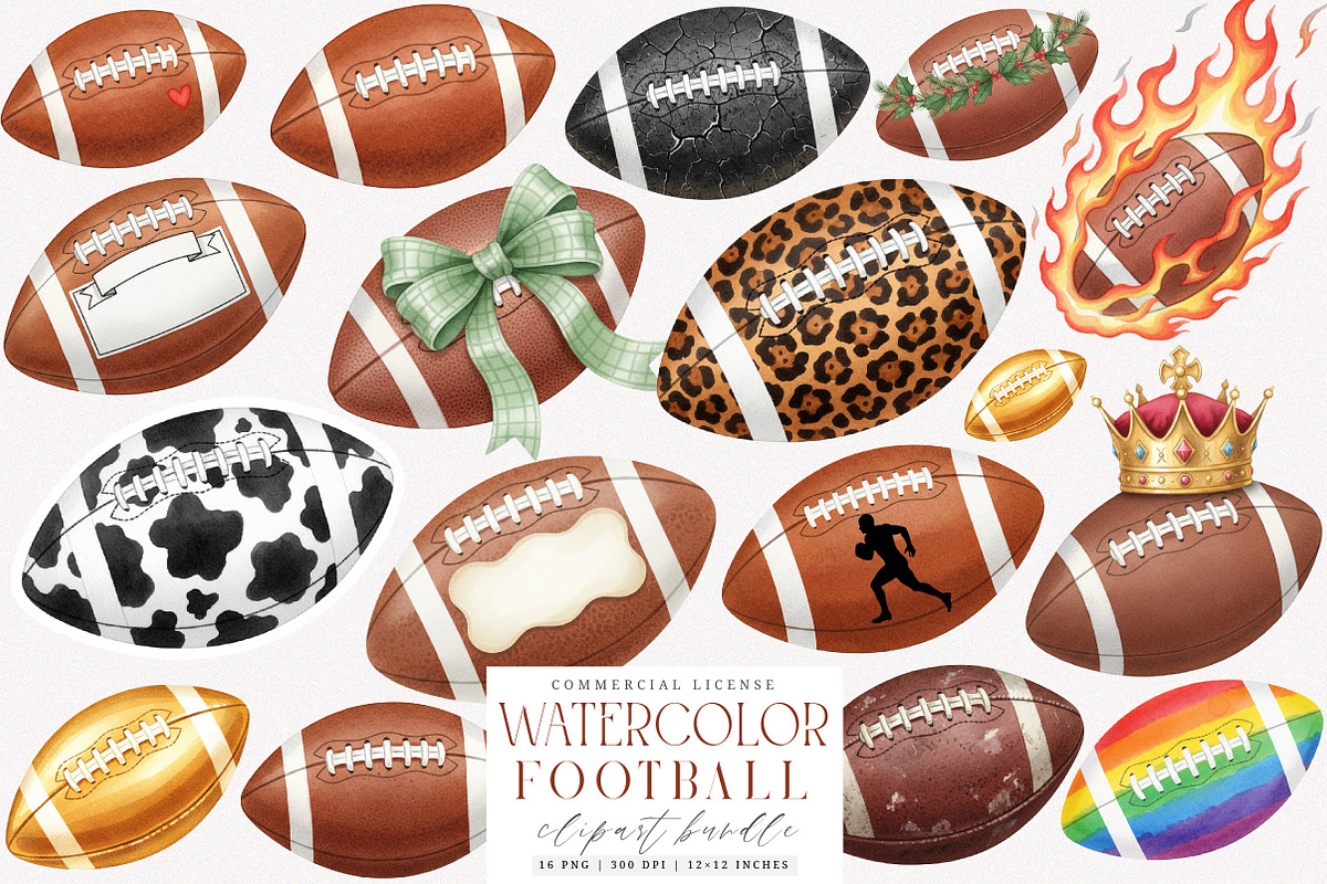 Custom Football Ball Sublimation PNG, an Illustration by SinaCreation (Photo 1 of 7)