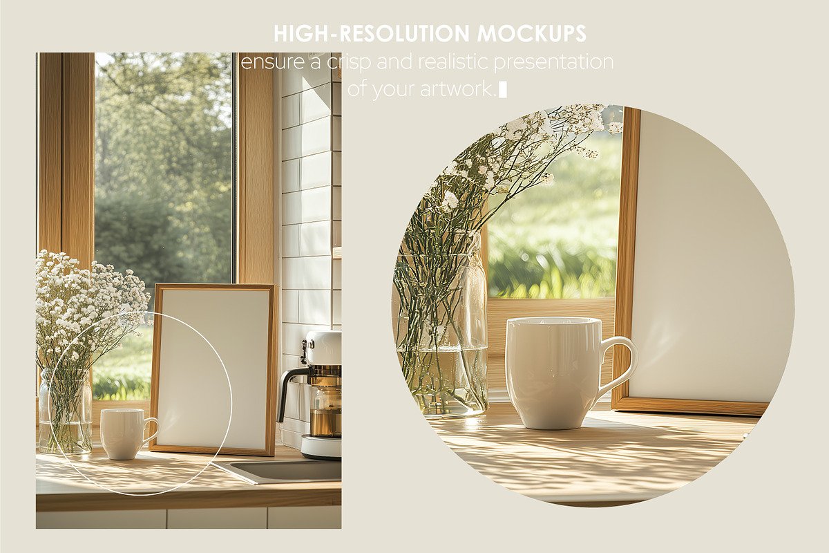 RUSTIC KITCHEN | Frame mockup set, a Household Mockup by SCHÉRI (Photo 3 of 14)