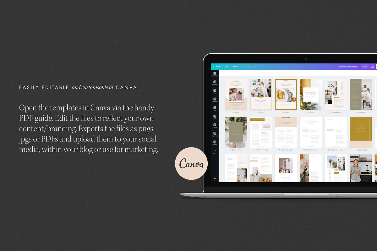 Canva Workbook Template • Lifestyler, a Presentation Template by January Made Design (Photo 4 of 9)