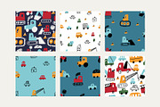 Whimsical Cars Clipart, a Decorative Illustration by Barkova Nadya (Thumbnail 3 of 6)