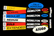 REBELTON - Modern Sans Serif Family, a Sans Serif Font by Konstantine Studio (Thumbnail 8 of 12)