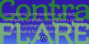 Contra Flare, a Serif Font by Wiescher-Design (Thumbnail 1 of 8)
