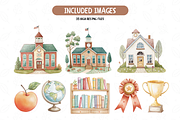 Cute School Supplies PNG, an Illustration by TatiMockup (Thumbnail 3 of 5)