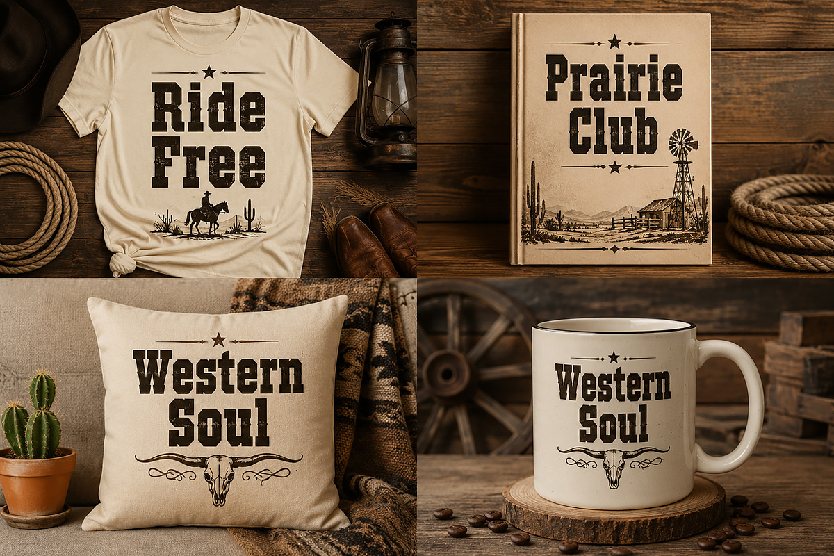 Prairie Saddle, a Slab Serif Font by Wow Magic (Photo 5 of 5)