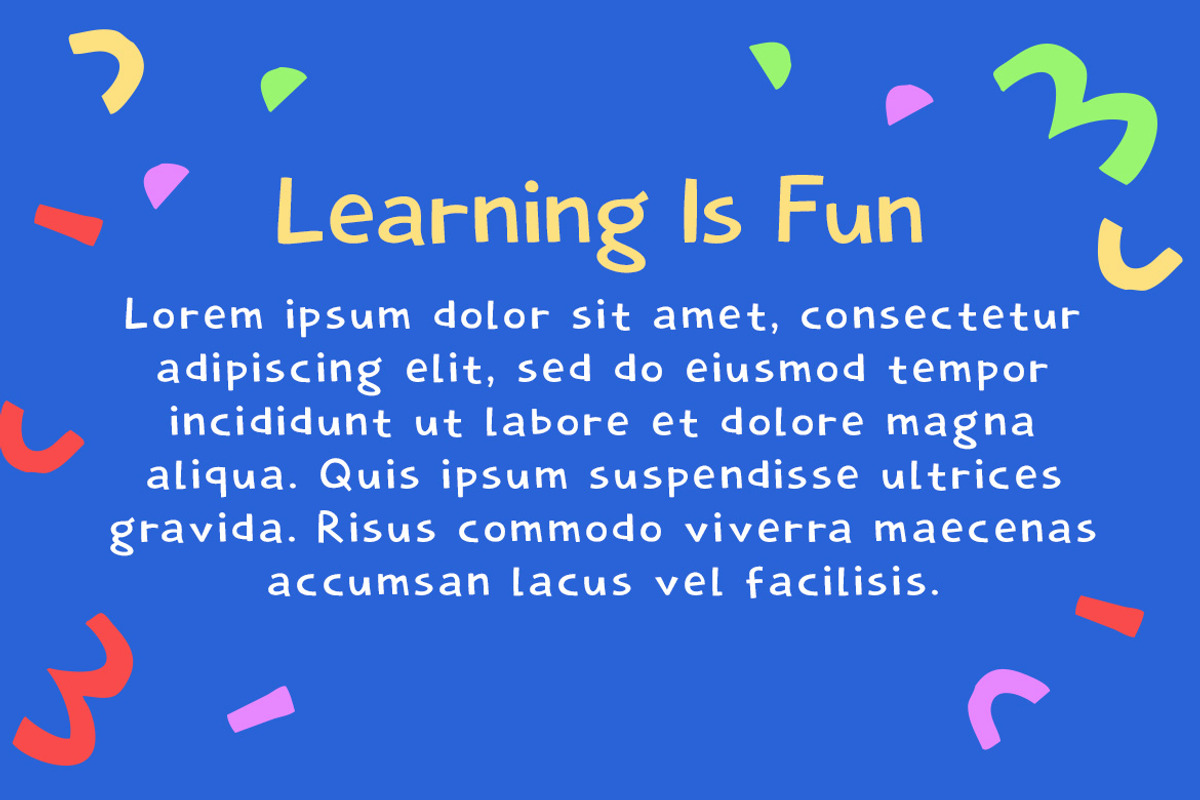 Better Humans – Playful Font, a Sans Serif Font by decographstud (Photo 6 of 7)