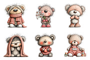 Teddy Bear Nursery Clipart, a Transportation Illustration by SinaCreation (Thumbnail 2 of 5)