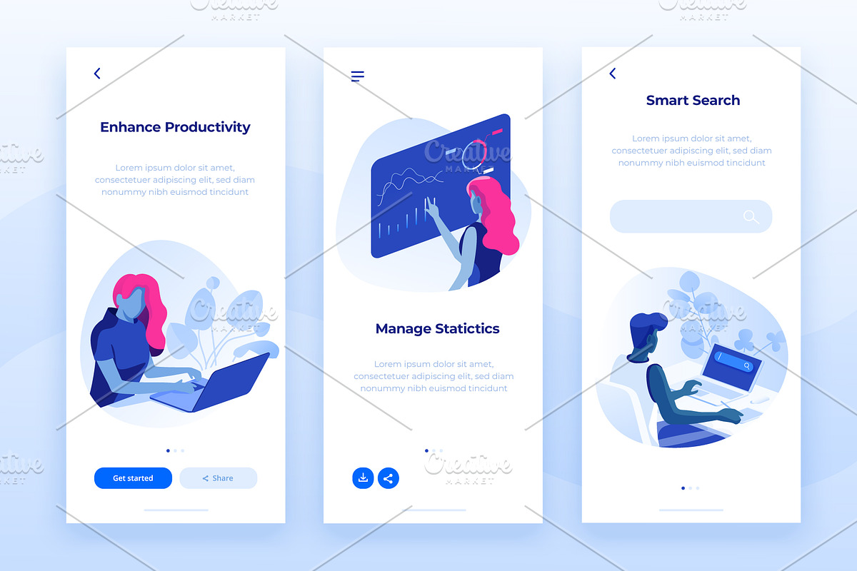 Isometric illustration kit - People, a Templates & Theme by Formfrom (Photo 22 of 34)