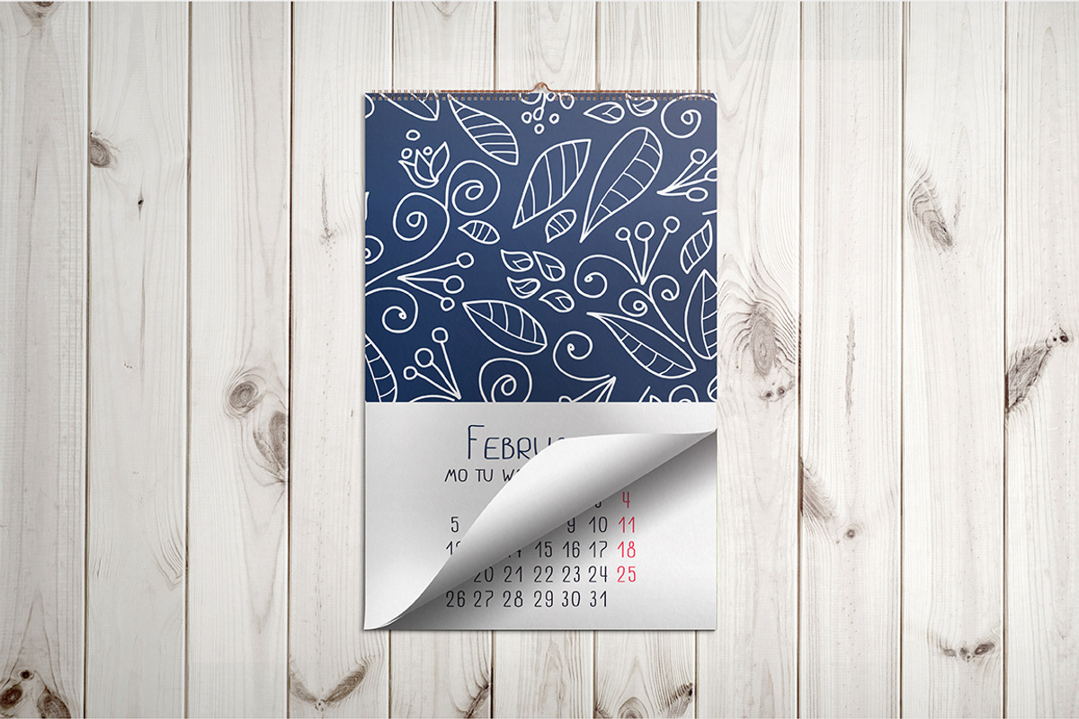 Calendar 2019, a Pattern Graphic by SomStock (Photo 2 of 3)