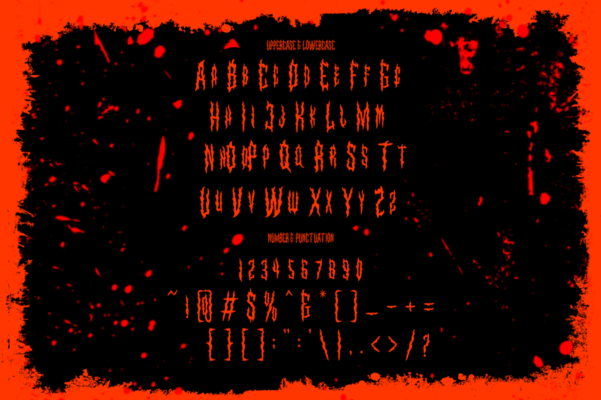 Death Fire - Metal Font, a Font by PutraCetol Studio (Photo 7 of 11)