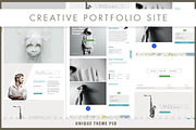 Koncept | Portfolio Site PSD, a Websites & App Template by Renovatio (Thumbnail 1 of 3)