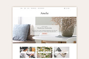 Amelie Wordpress Kadence Child Theme, a WordPress Template by Sky and Stars (Thumbnail 1 of 7)
