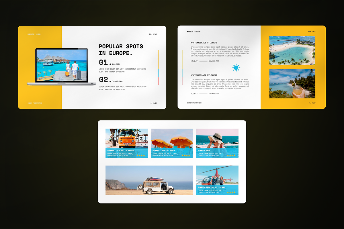 Summer Festival Google Slide, a Presentation Template by SquidPixey (Photo 5 of 7)