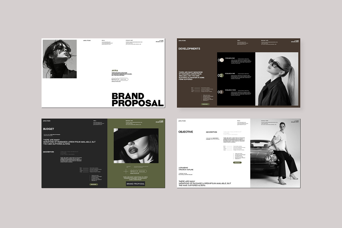 AKRA | Brand Proposal Template, a Presentation Template by Slide-Agency (Photo 2 of 10)