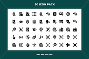 Biometrics icons, an Outline Icon by Wencory (Thumbnail 1 of 2)