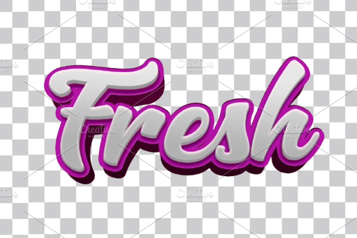 Fresh 3D Editable Text Effect – PSD, a Layer Style Add-On by TrueVector (Photo 2 of 2)