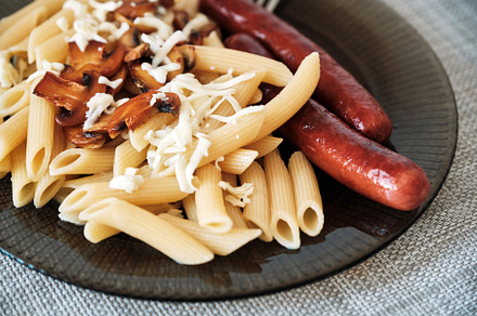 In the Kitchen: Macaroni cheese with mushrooms. Mushroom Mac and Cheese., a Food & Drink Photo by Rohan Photography