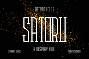 Satoru, a Serif Font by lelevien (Thumbnail 1 of 5)