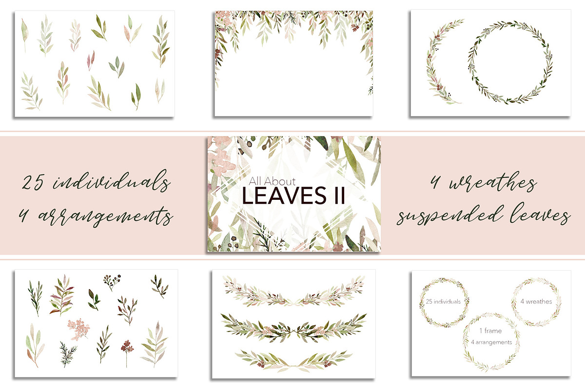 3 in 1 Bundle - All About Leaves, an Illustration by MariePierLaf (Photo 3 of 4)