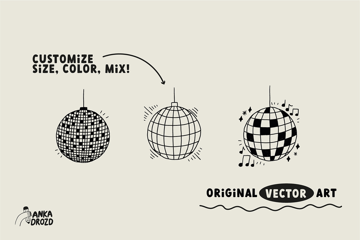 Disco Ball, an Object Graphic by AnkaDrozd (Photo 6 of 7)