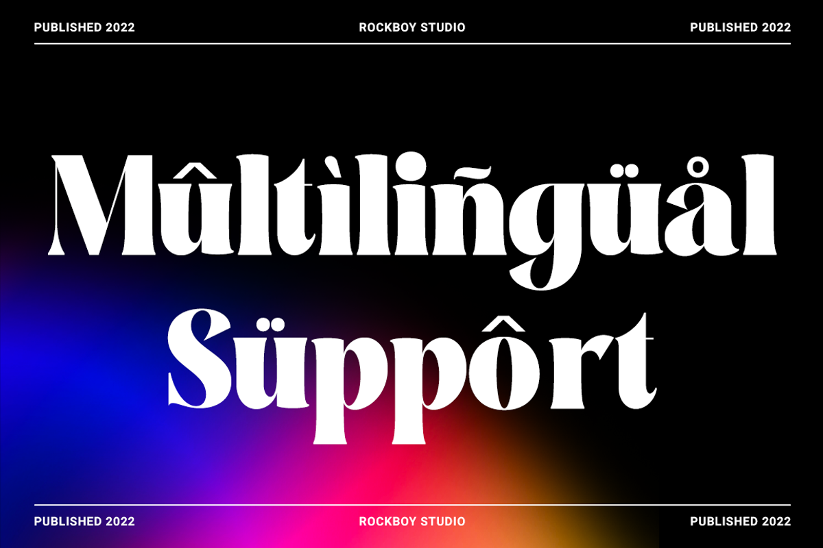 Fariative - Logo Font, a Serif Font by RockboyStd (Photo 8 of 12)