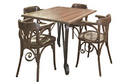 Retro style dinning set isolated, an Architecture Photo by DanFLCreativo (Thumbnail 1 of 2)