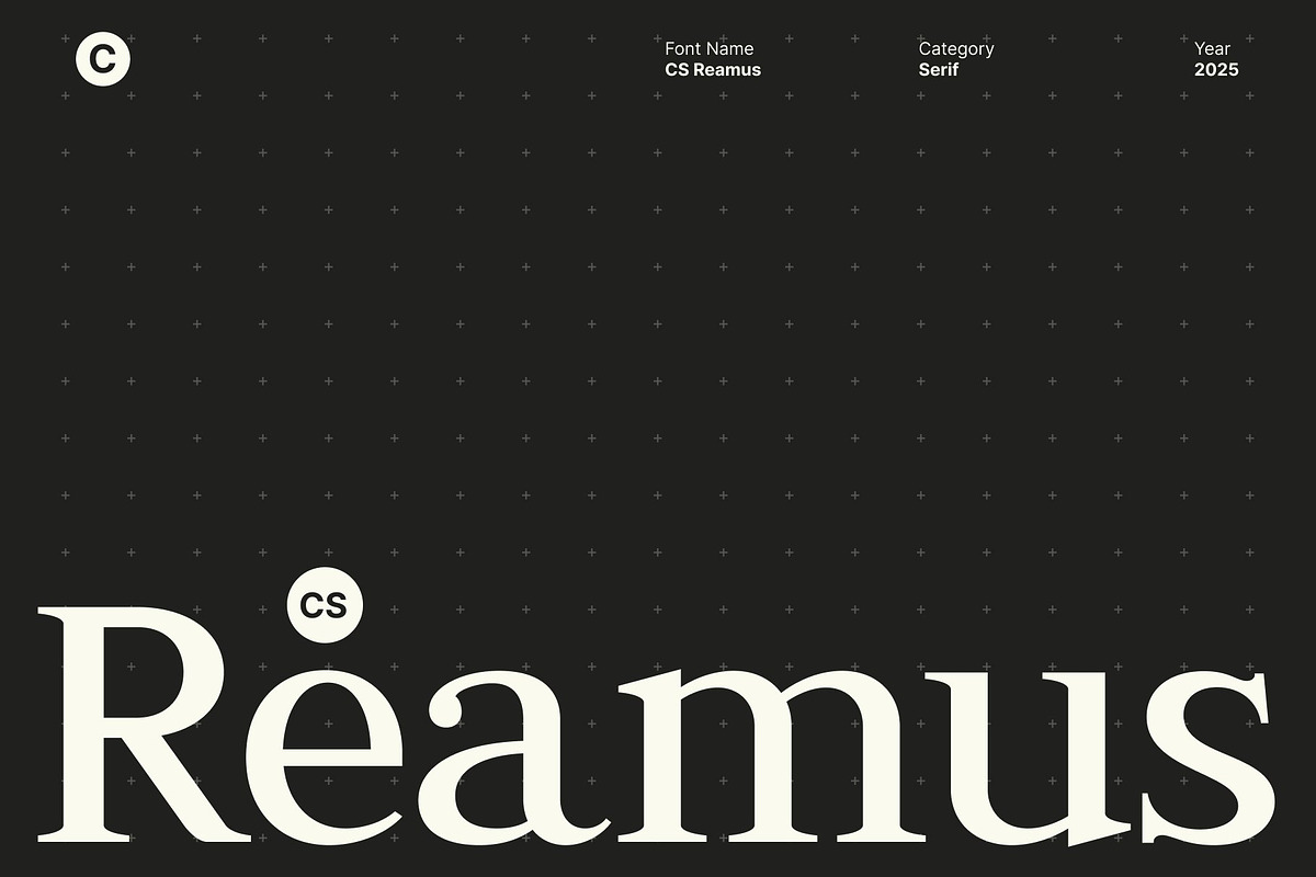CS Reamus – Serif Typeface, a Serif Font by Craft Supply Co. (Photo 1 of 8)