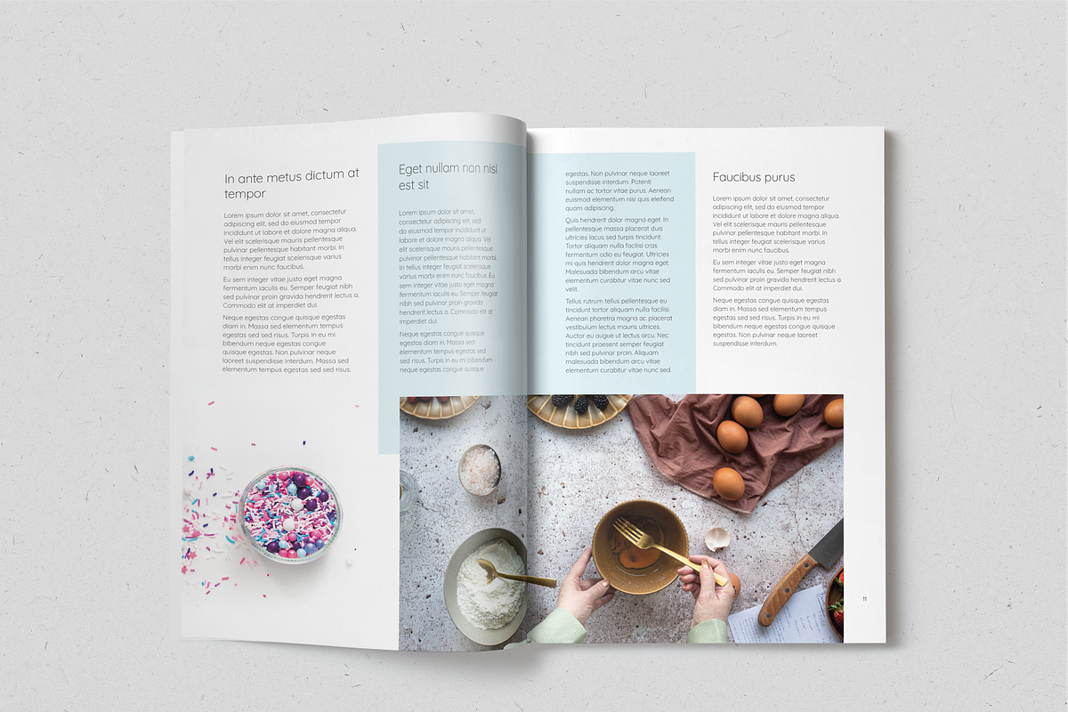 Modern Baking Recipe Book, a Magazine Template by SonaGeciova (Photo 6 of 18)