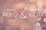 Akiko & Kiota, a Font by inumocca_type (Thumbnail 1 of 5)