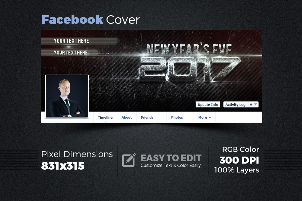 Facebook Timeline Cover 2018, a Websites & App Template by artico (Photo 4 of 4)