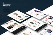 The Perspective Website Mockup, a Device Mockup by KL-Webmedia (Thumbnail 1 of 6)