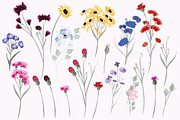 Summer is bright vector set patterns, a Pattern Graphic by FleurArt (Thumbnail 2 of 11)