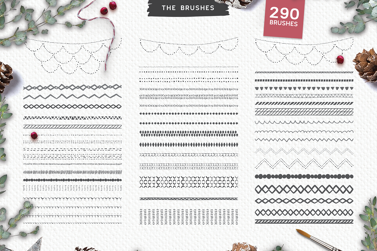 Sweater Weather Vector Brushes, a Brush Add-On by Emily Spadoni (Photo 10 of 11)
