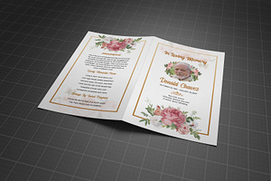 Funeral Program Template Printable