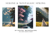 Serene and Nostalgic Spring, a Decorative Illustration by Digital Art Creations (Thumbnail 3 of 6)