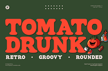 Tomato Drunk - Groovy Round Retro
