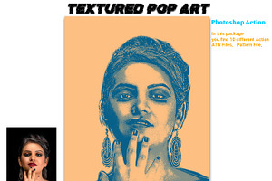 Textured Pop Art Photoshop Action