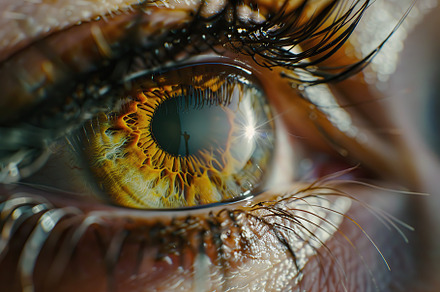 Beautiful macro photo of human eye, a Person Photo by AlyaAnd