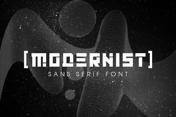 Modernist | Two Weight Font Family preview 5