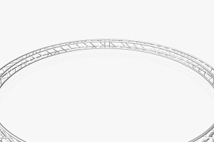 Circle Square Truss Diameter 600cm