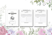 Home Maintenance Log, a Stationery Template by design_hut (Thumbnail 2 of 3)