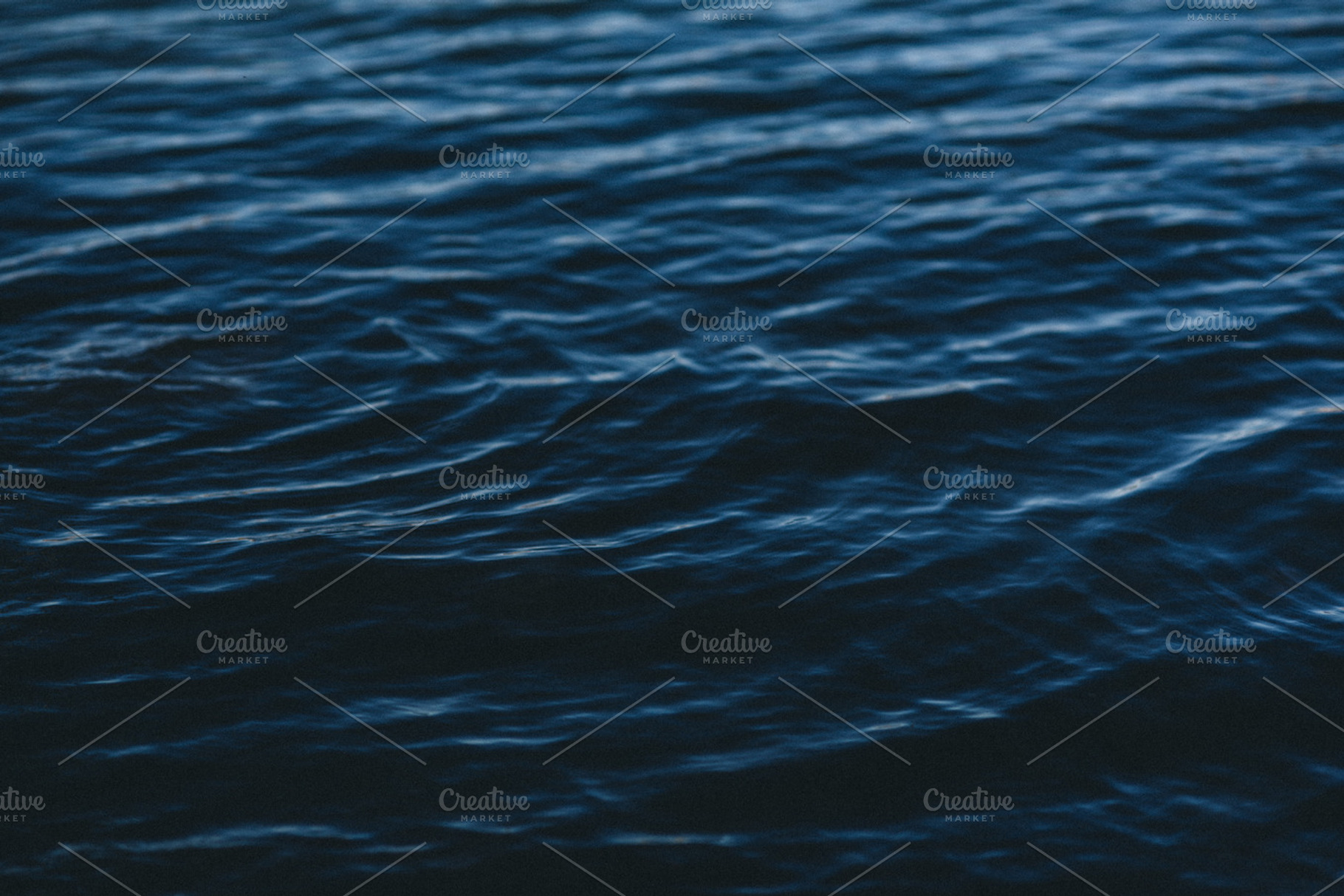 Deep Blue Water Ripple, a Nature Photo by Stephanie Mikuls